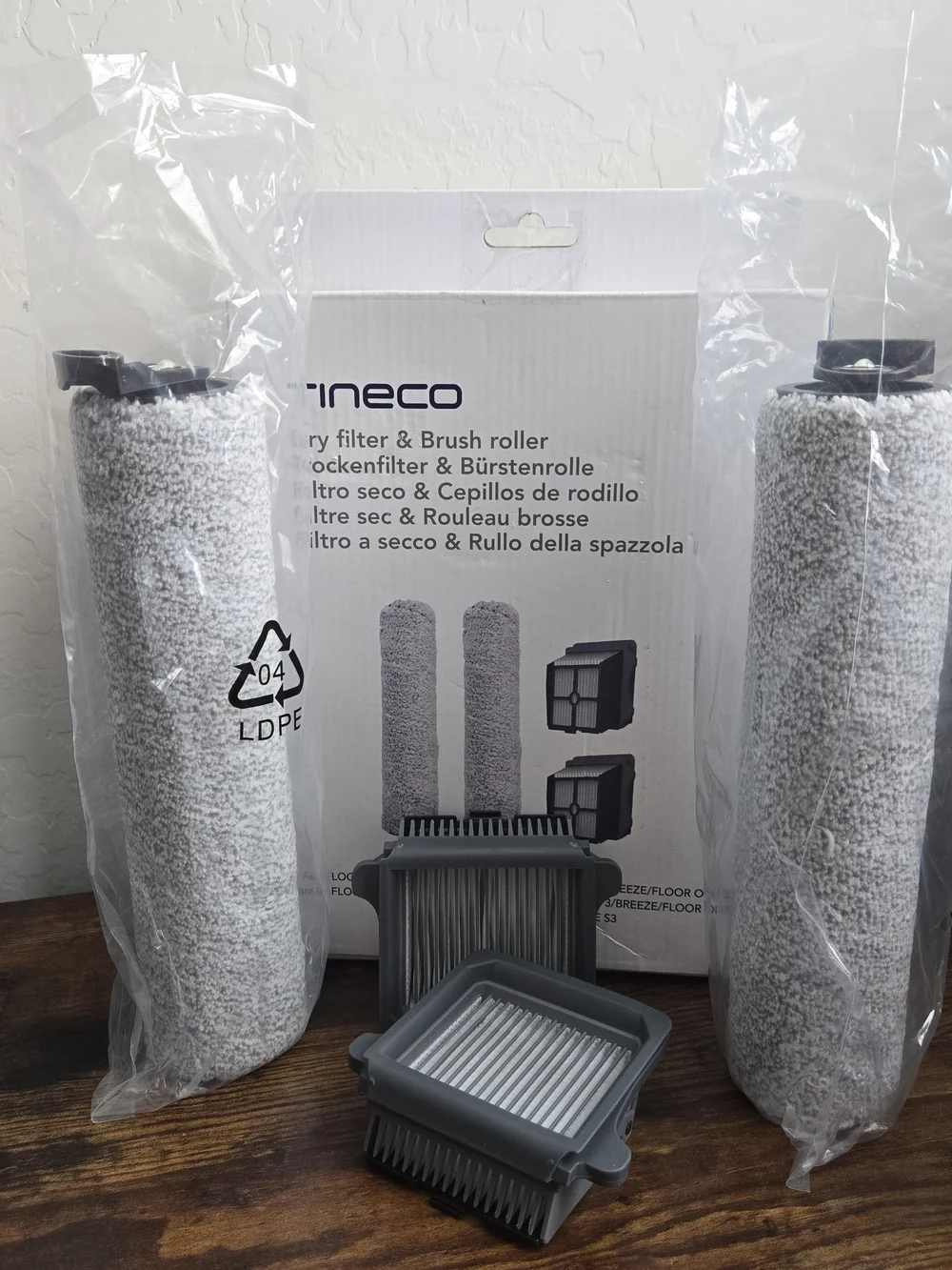 Gray Dry Filter & Brush Roller Replacement